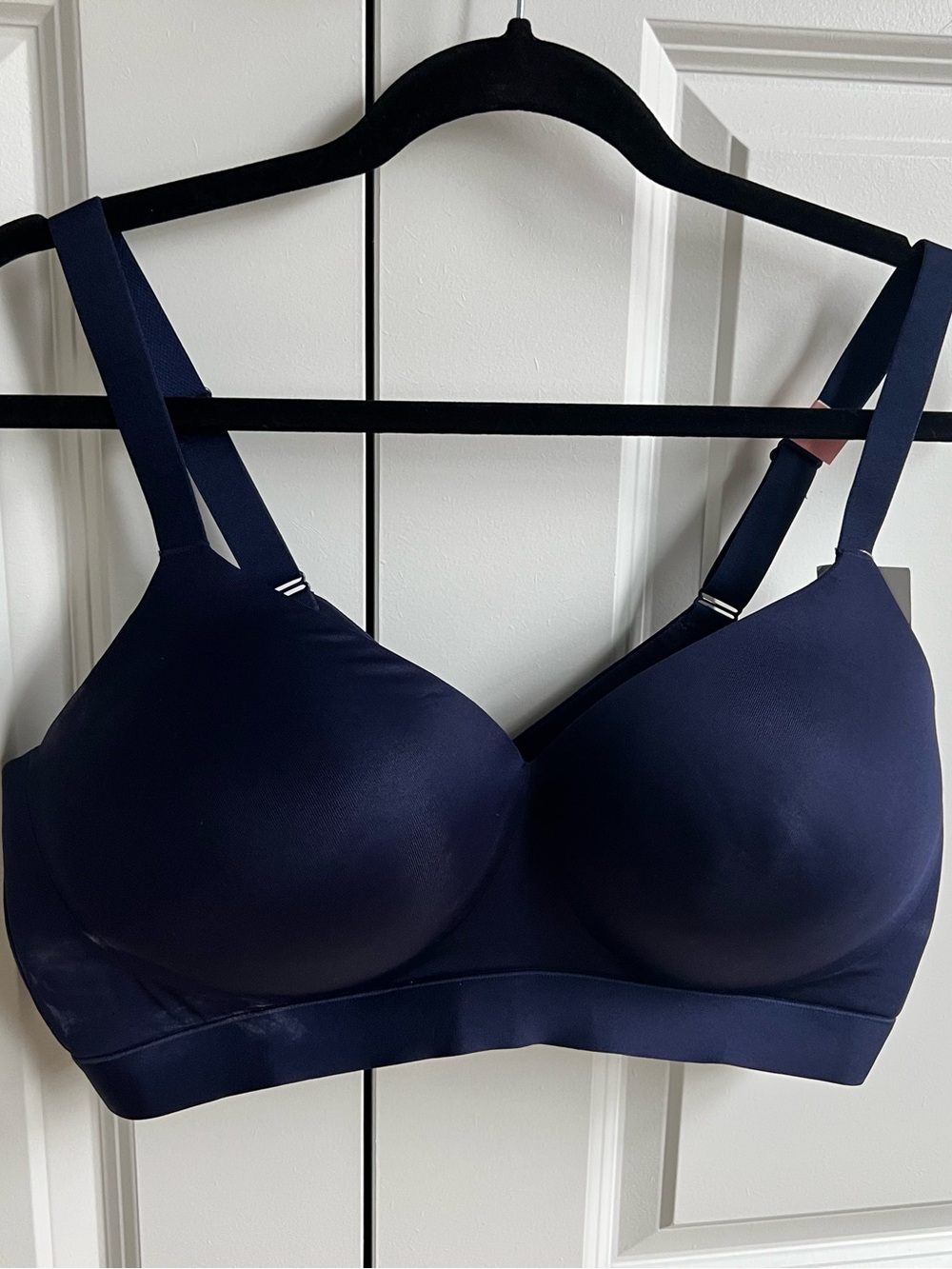 Wireless Molded Comfort Bra in Navy